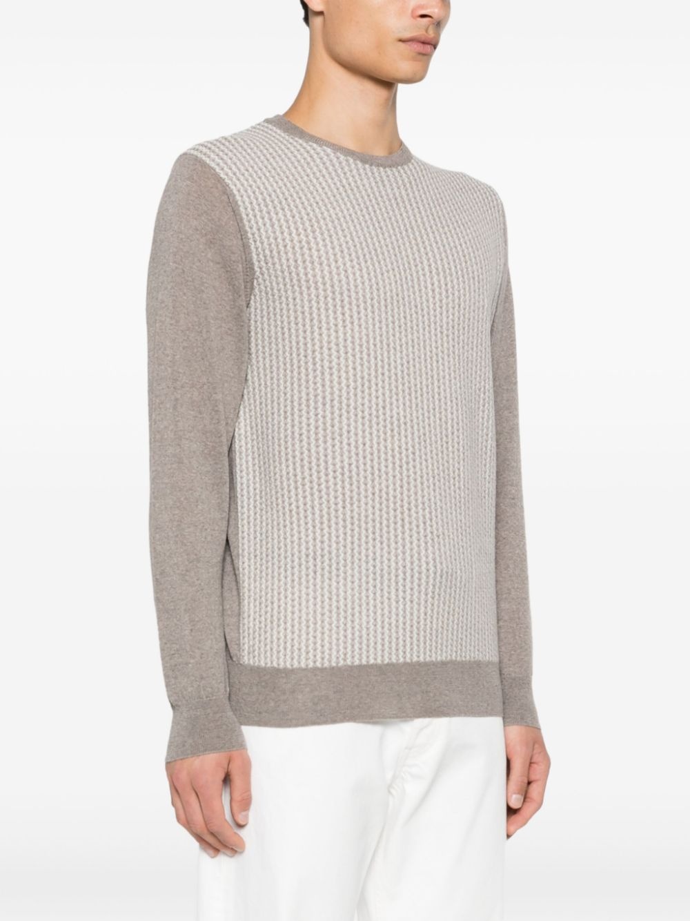geometric-pattern sweater - 3