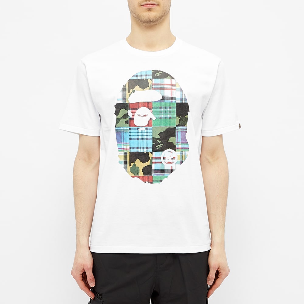 A Bathing Ape Patchwork Big Ape Head Tee - 3