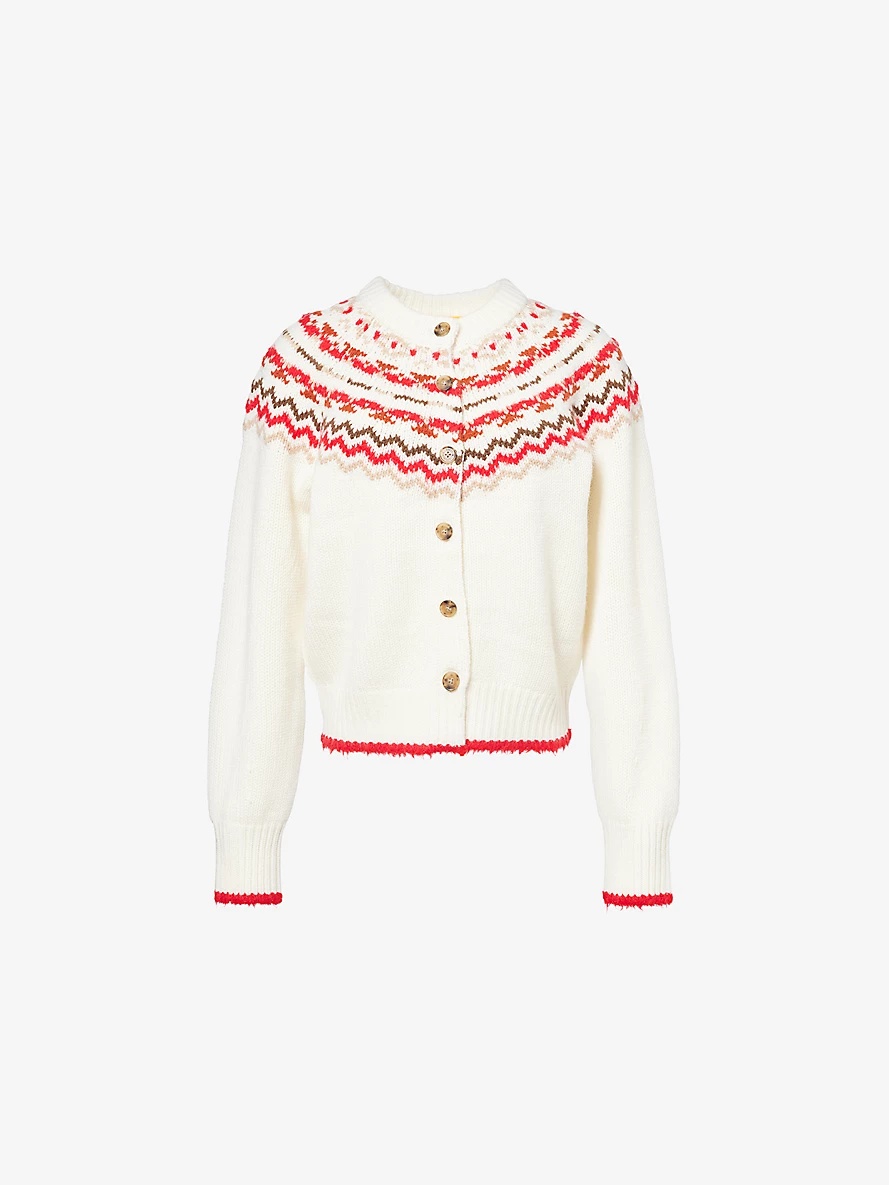 Chalet knitted wool and cashmere cardigan - 1