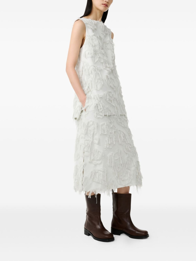 Mager fringed boat-neck top 4