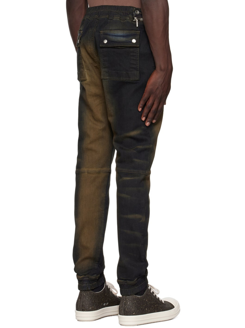 Indigo & Brown Aircut Jeans 3