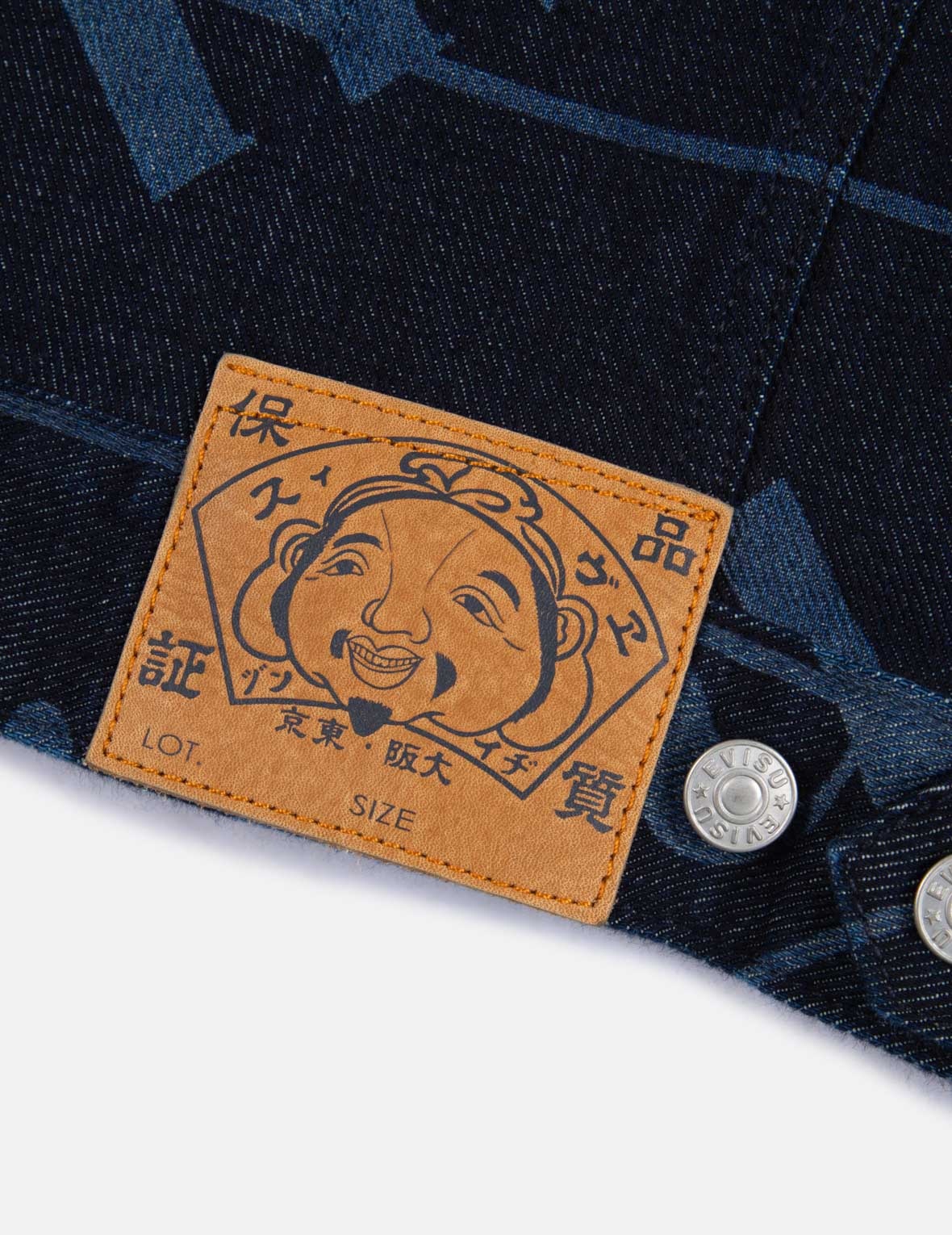 LOGO MONOGRAM DISCHARGED PRINT DENIM JACKET - 11
