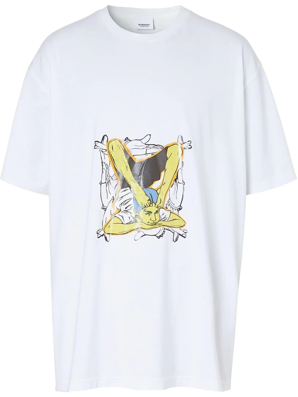 sketch print T-shirt - 1