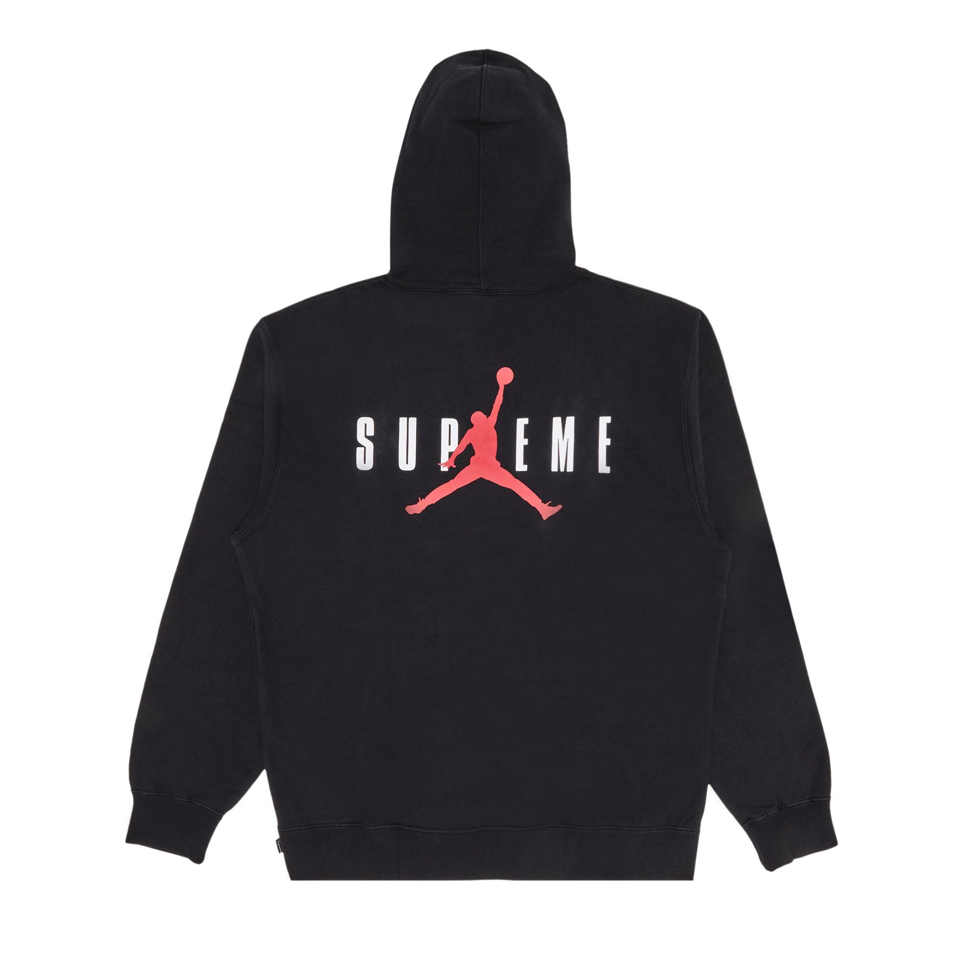 Supreme x Jordan Hooded Sweatshirt 'Black' - 2