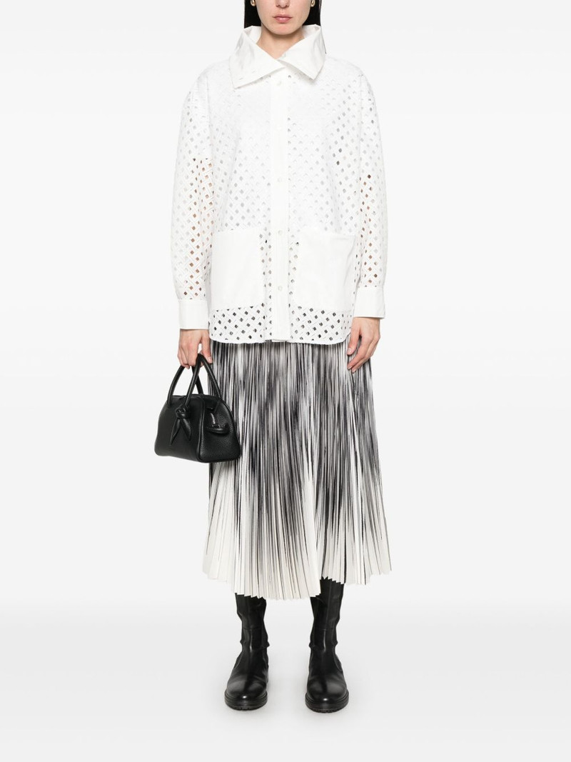 Herno openwork shirt outlook