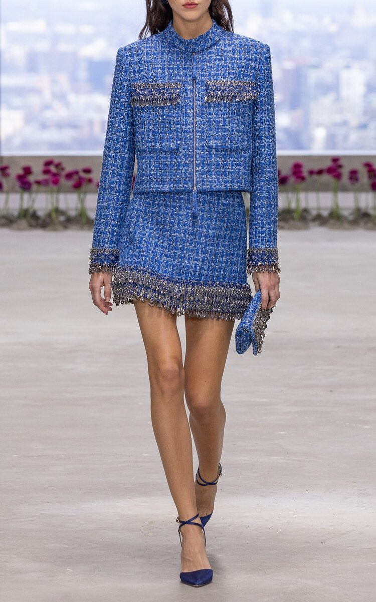 Embellished Mini Skirt blue - 2