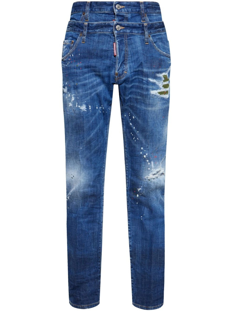 logo-tag jeans 1