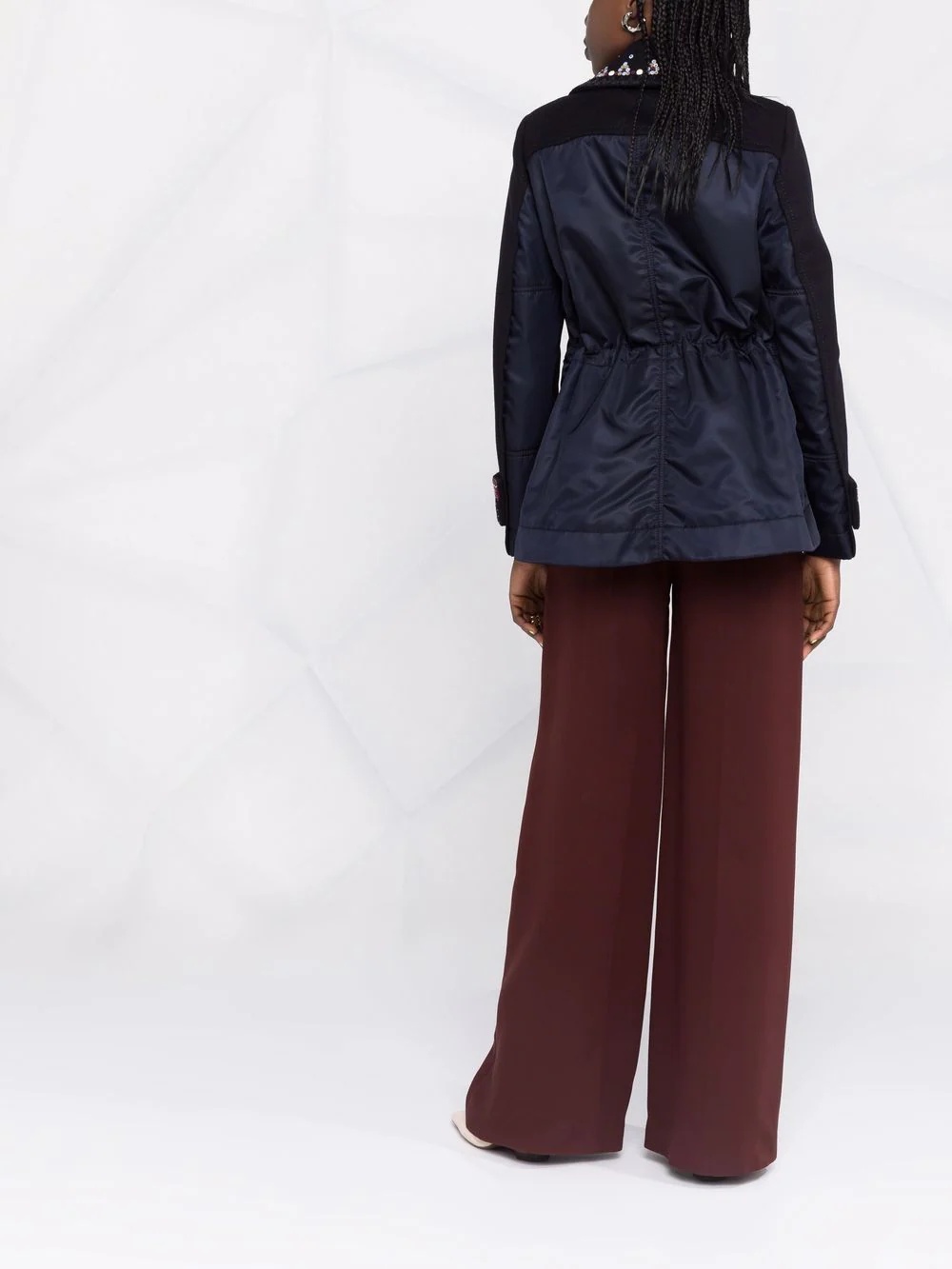 double-breasted embellished jacket - 4