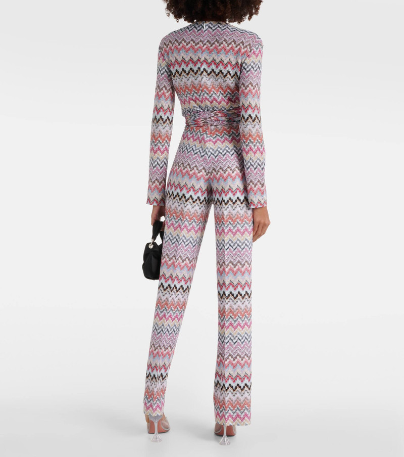 Printed lamé jumpsuit 3