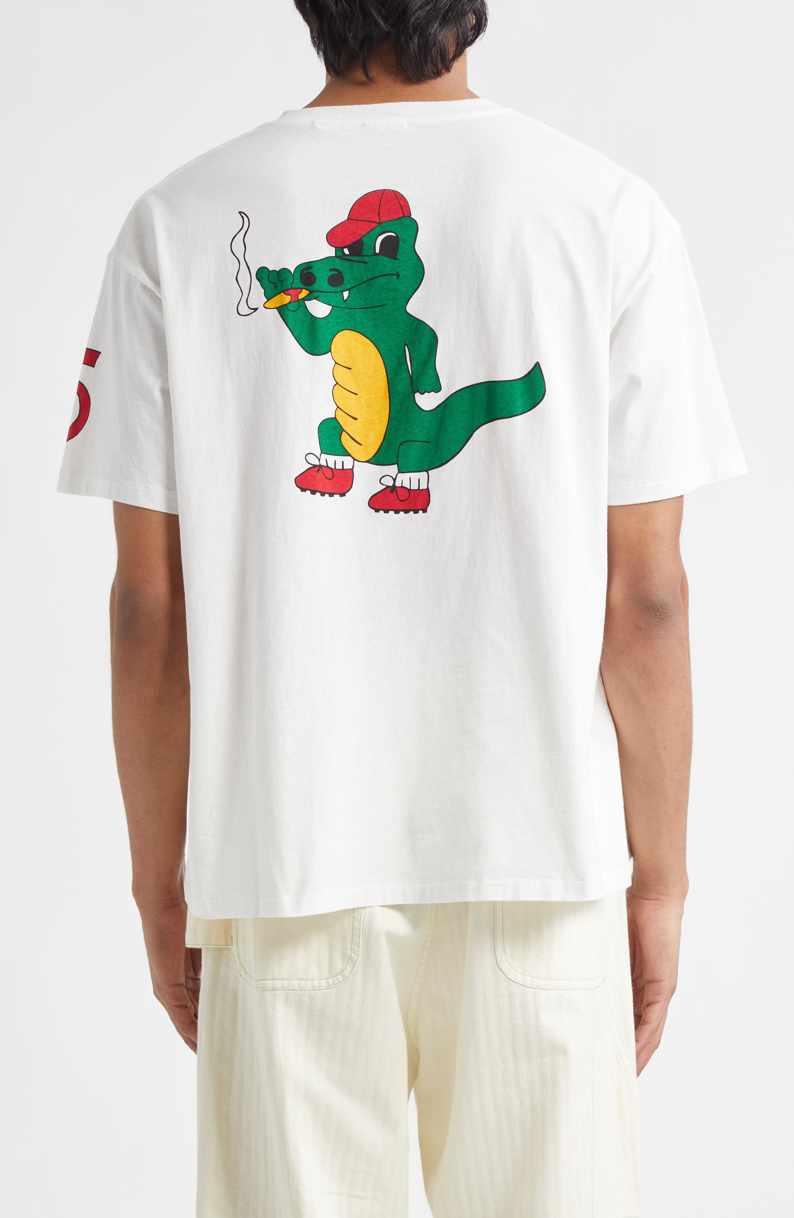 Bode Reptile Recreation Graphic T-Shirt in Cream at Nordstrom - 2