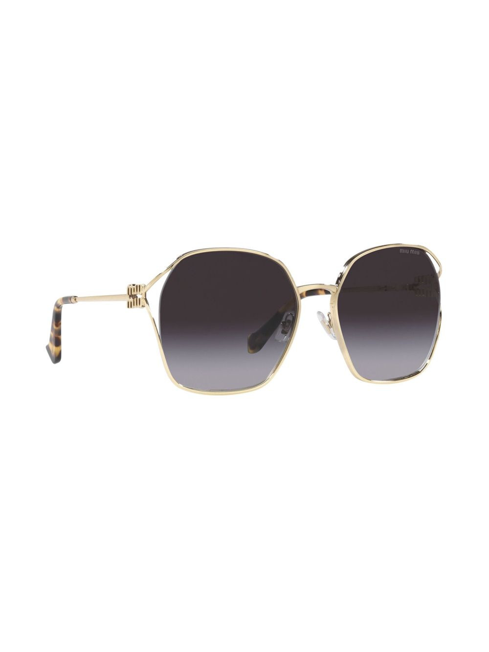logo square-frame sunglasses - 2