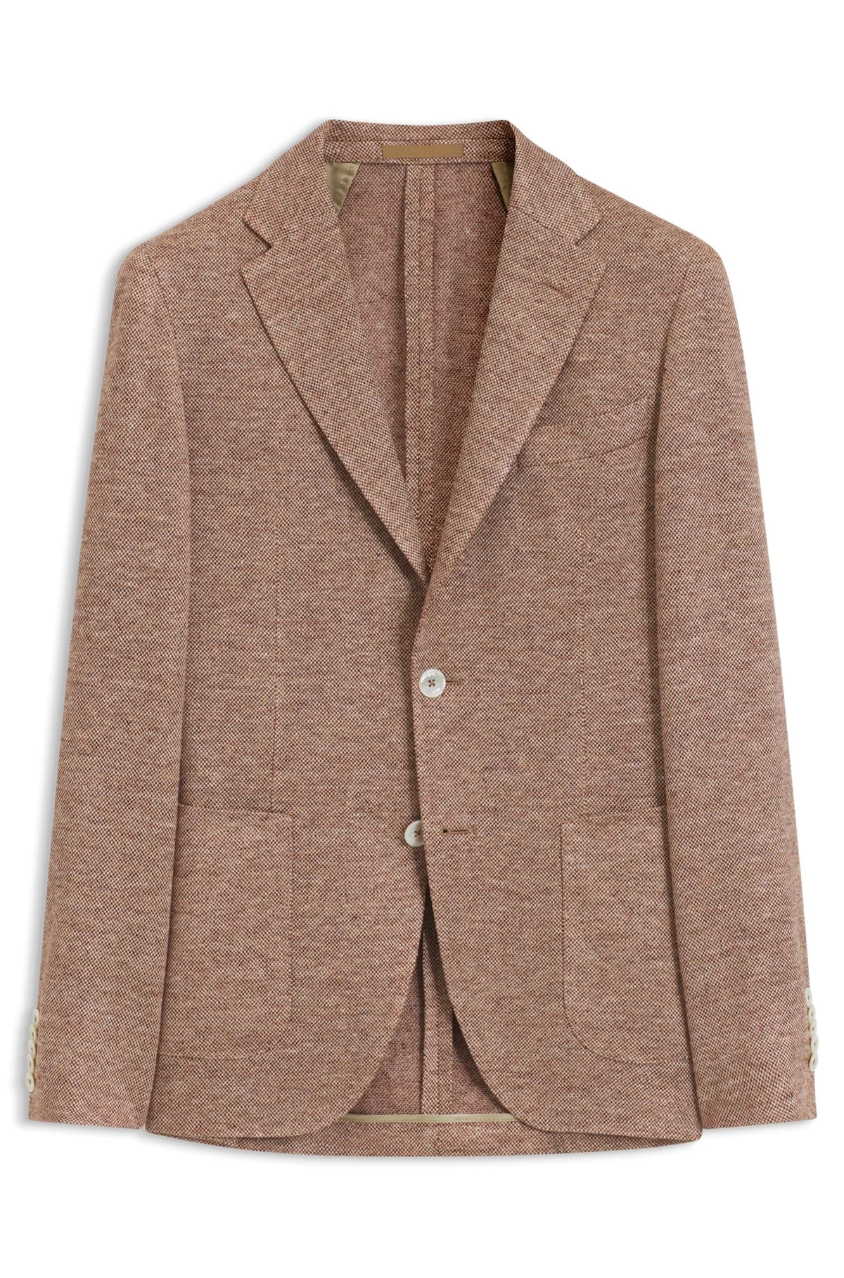 SLIM-FIT JACKET IN LINEN - 1