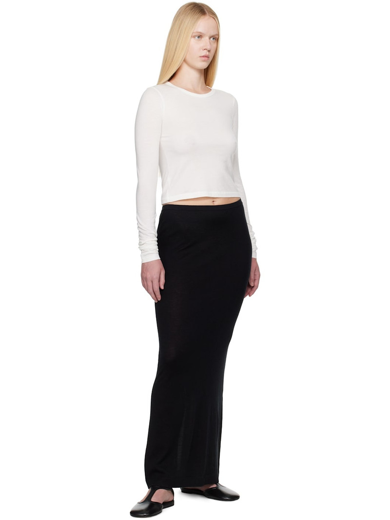 ÉTERNE Off-White Long Sleeve Baby T-shirt outlook