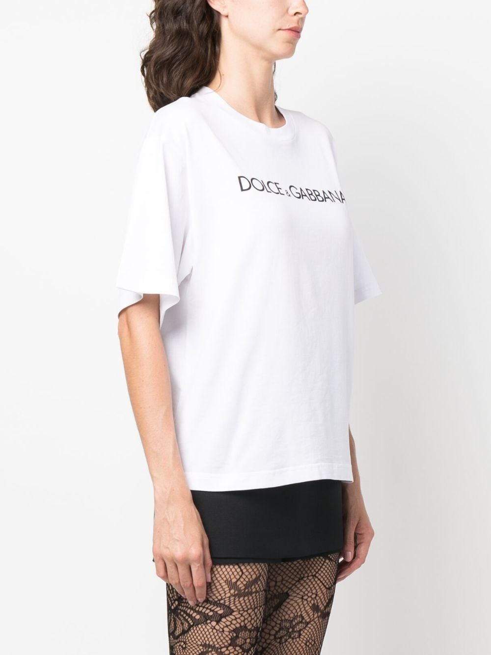 logo-print cotton T-shirt - 3