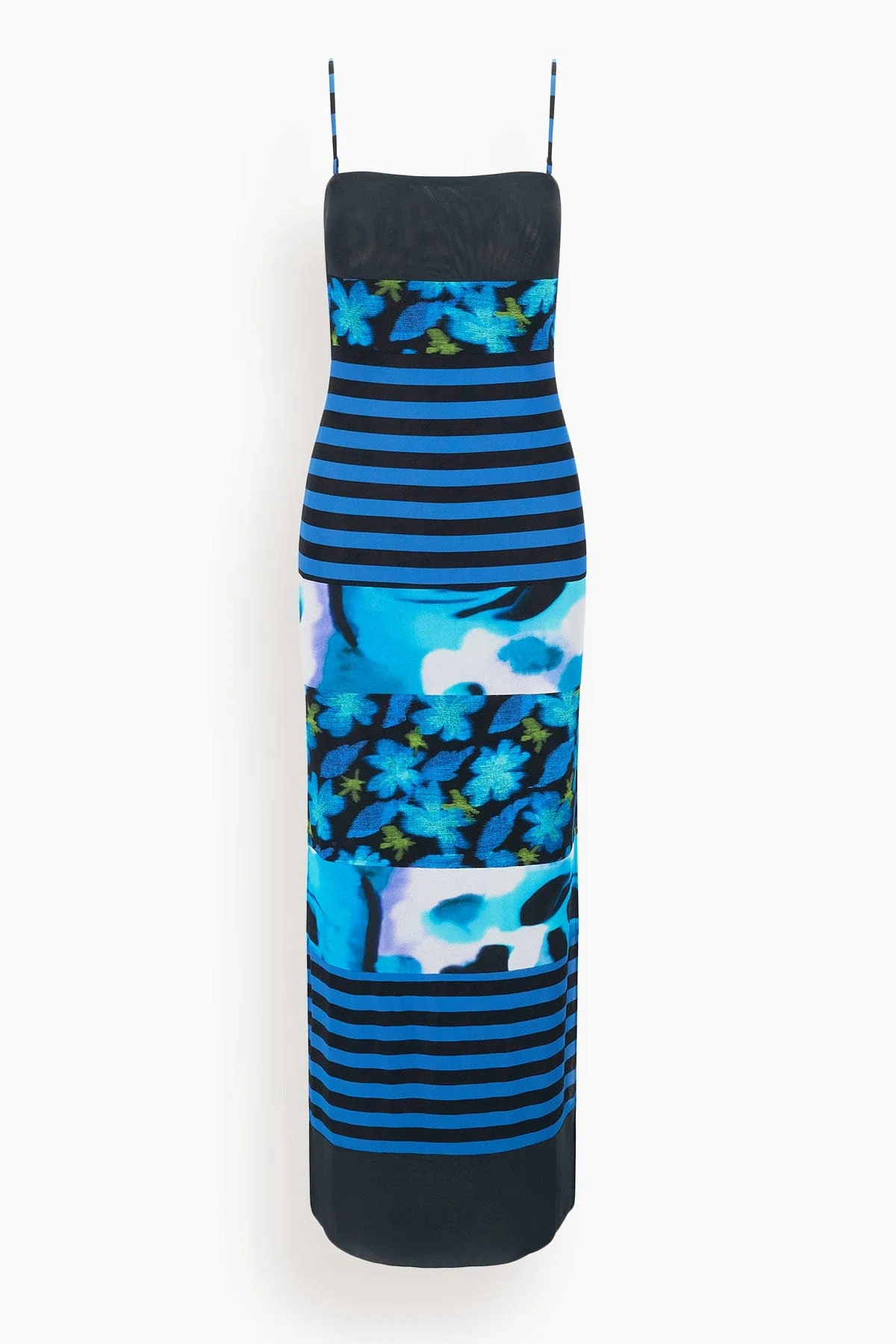 Leona Dress in Blue Haze Multi - 1