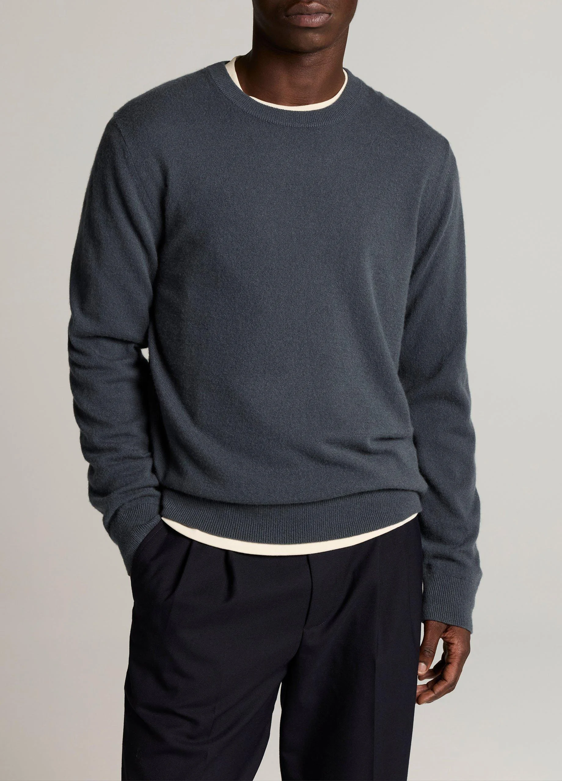 Cashmere Crew Neck Sweater - 1