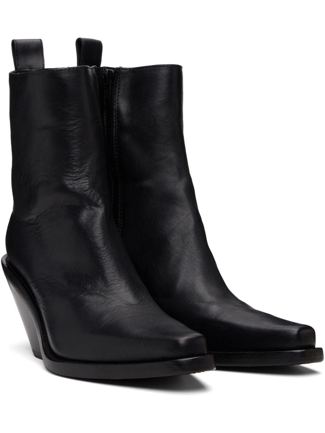 Black Larisa Ankle Boots - 4