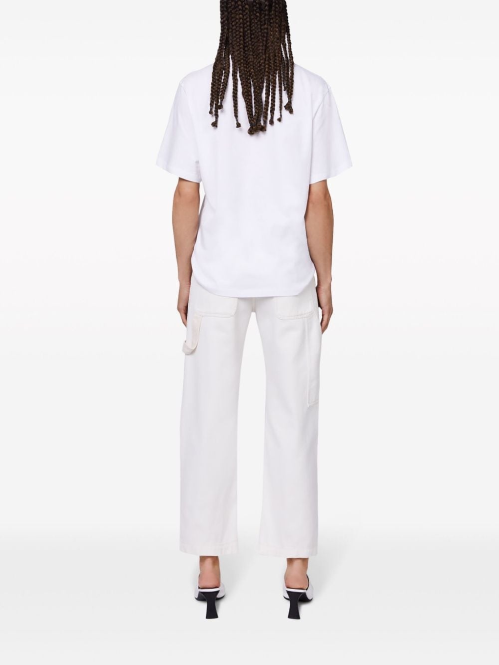 high-waist cropped jeans - 3