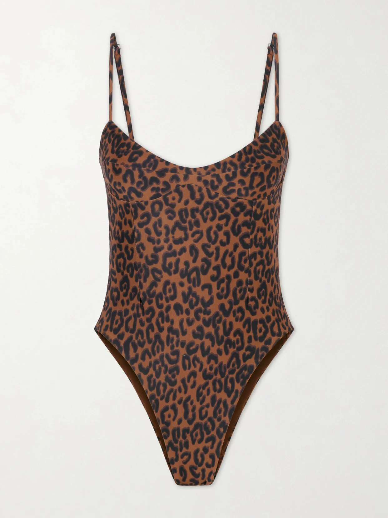 Monica Leopard-print Swimsuit - 1