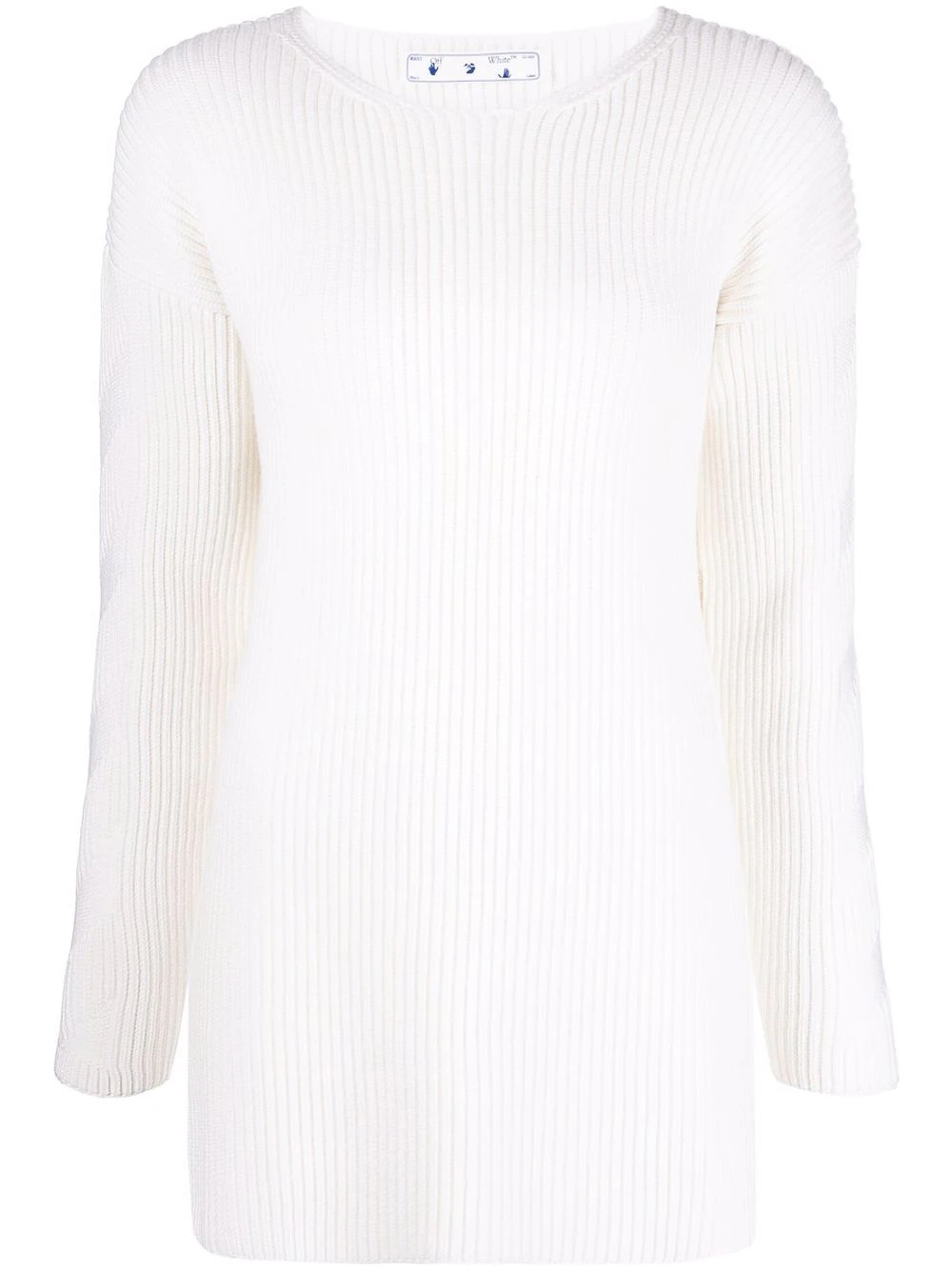 ribbed-knit wool jumper - 1