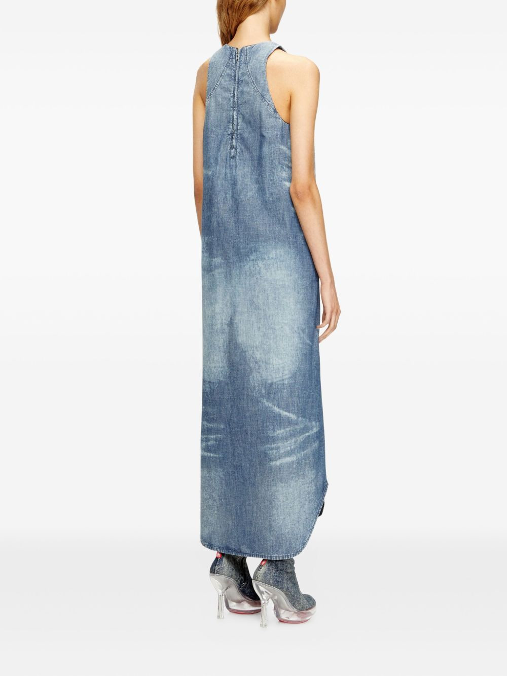 Lina sleeveless denim dress - 4