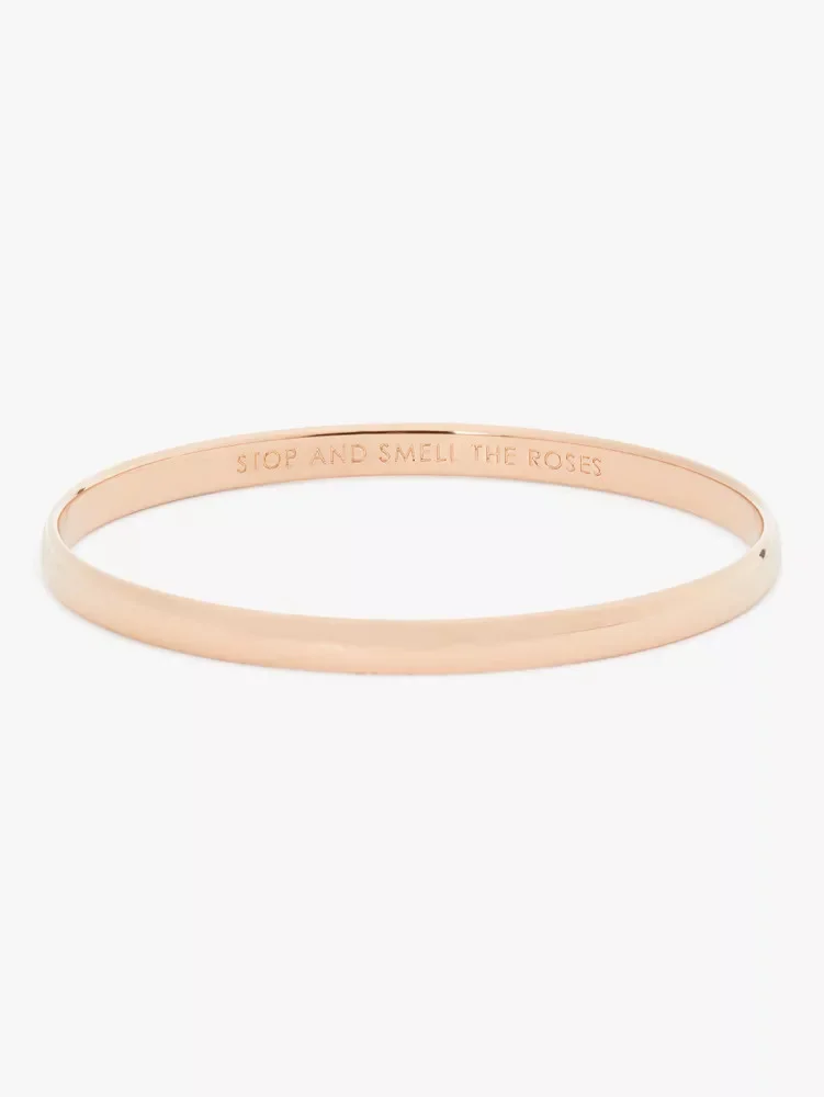 Stop And Smell The Roses Idiom Bangle - 1