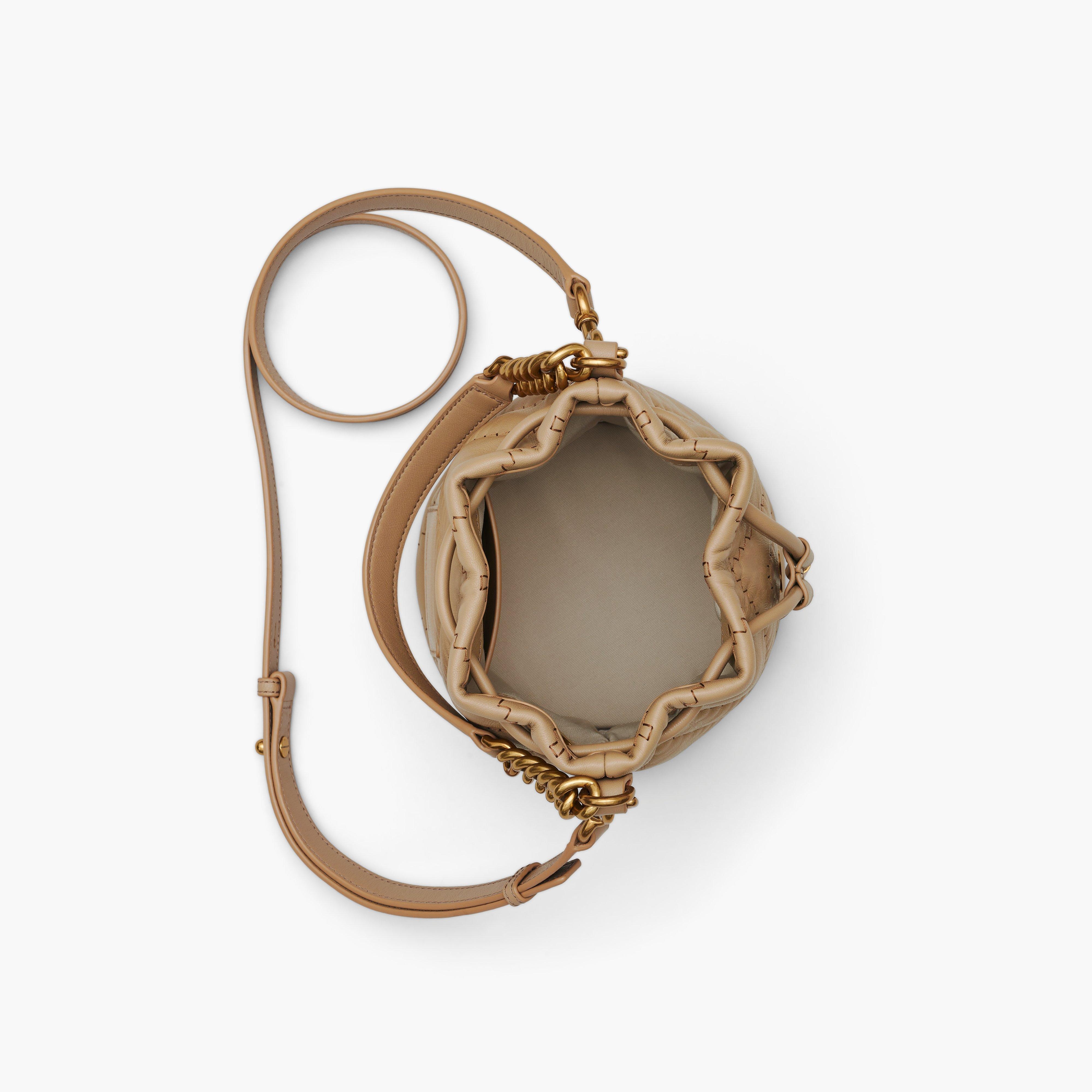 THE QUILTED LEATHER J MARC BUCKET BAG - 5