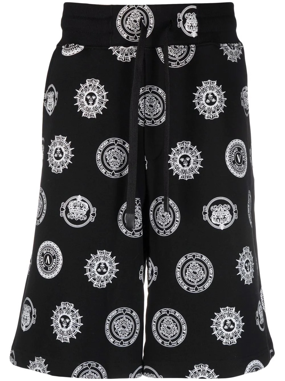 Emblem-print track shorts - 1