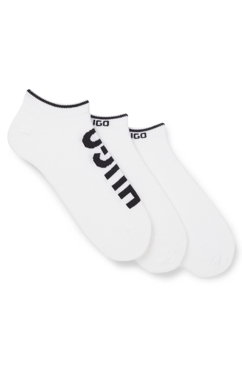 THREE-PACK OF ANKLE SOCKS WITH LOGOS 1