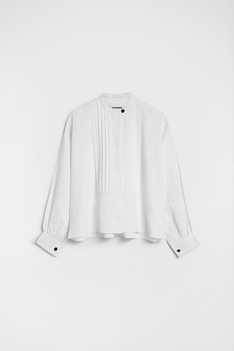 Linen Pleated Shirt 1