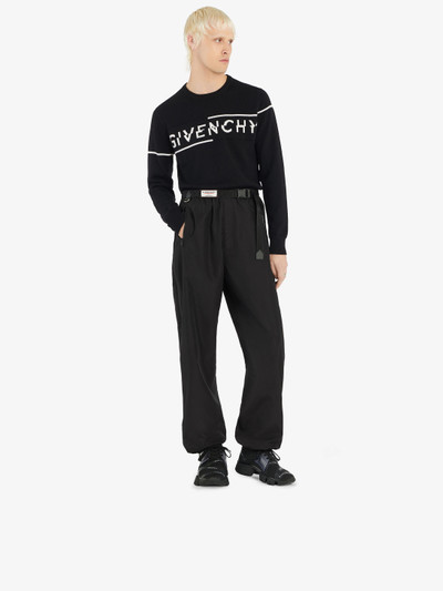 Givenchy GIVENCHY SPLIT sweater in jersey outlook