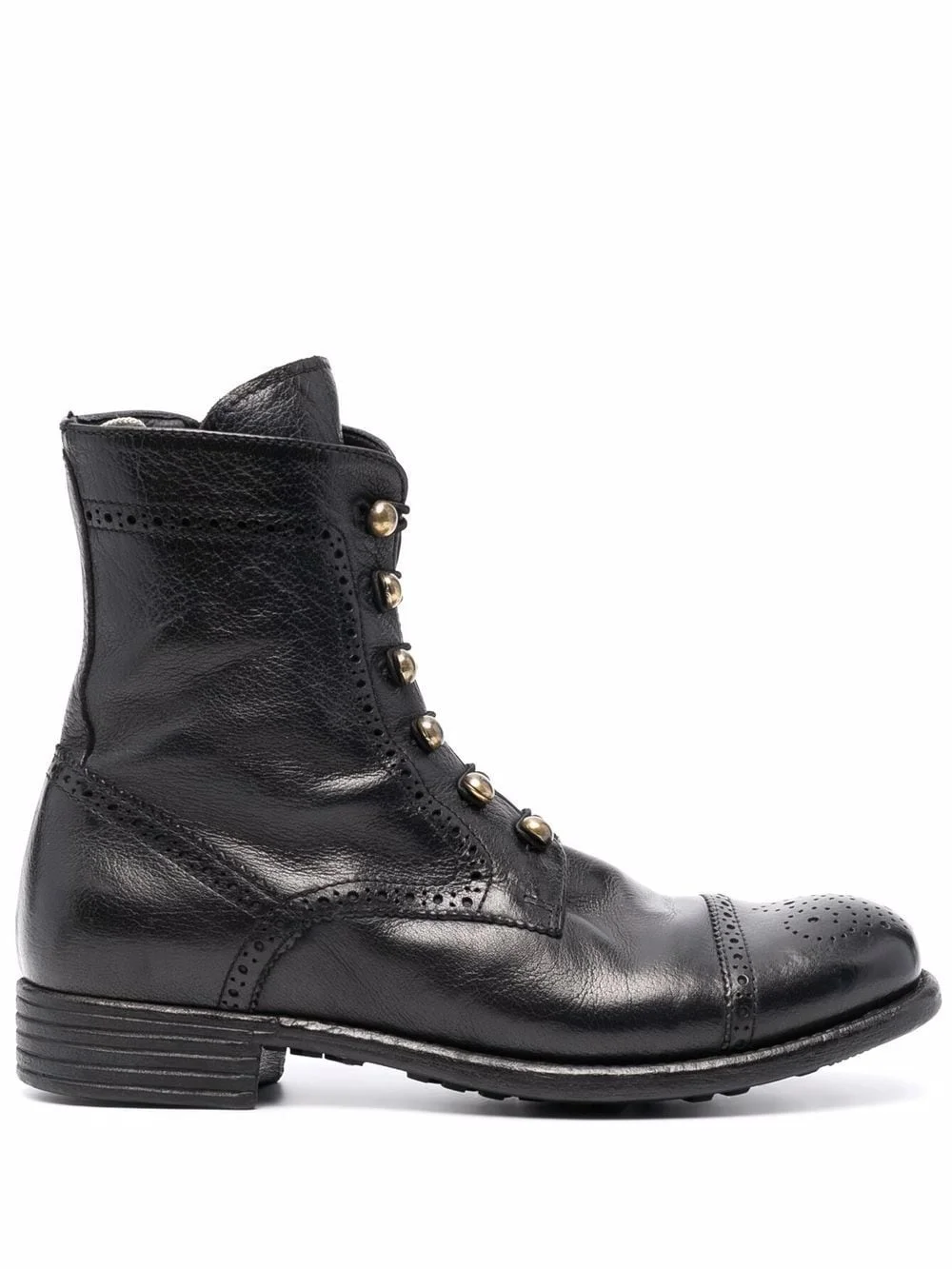 off-centre button boots - 1