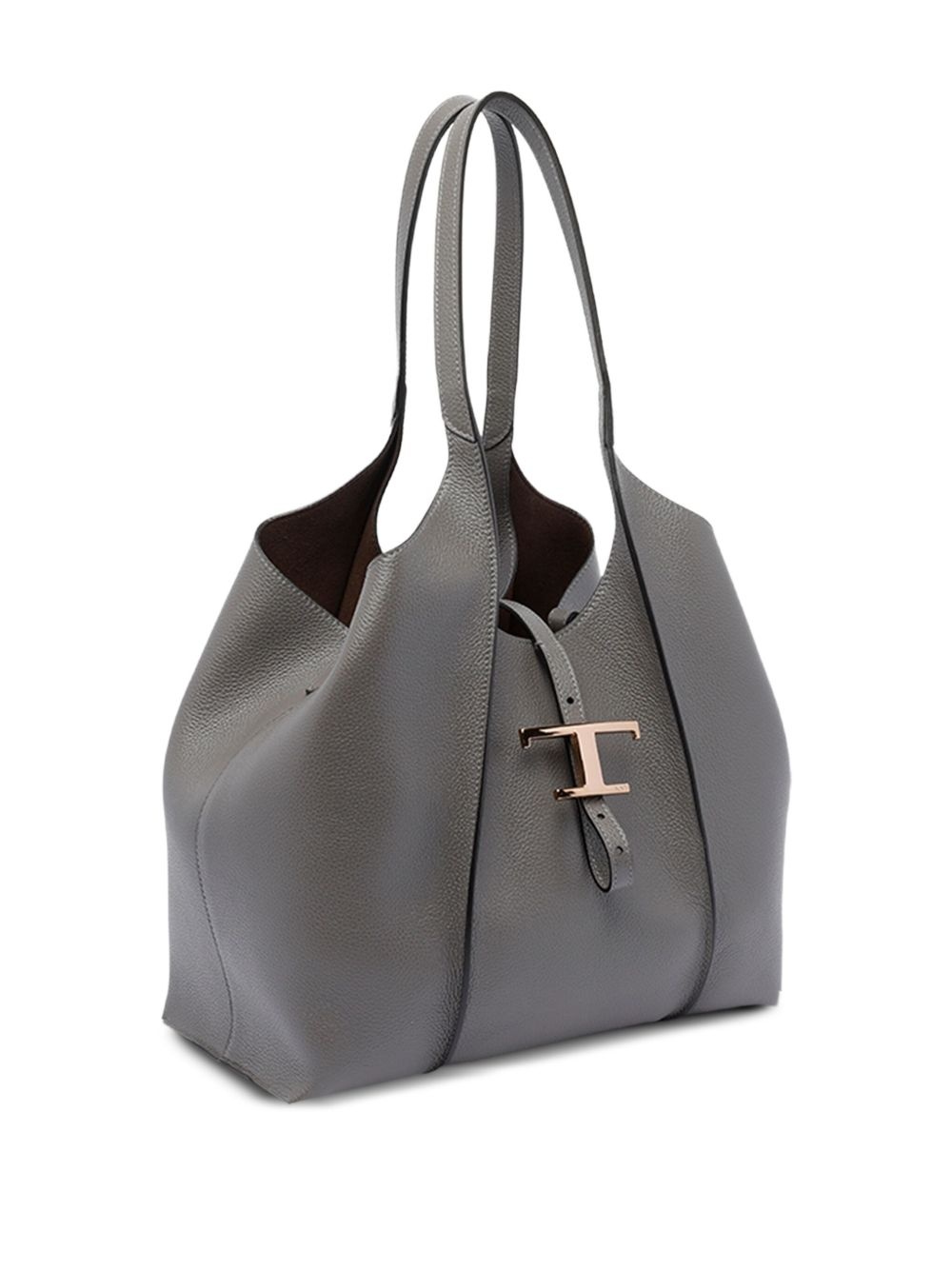 T-clasp leather tote bag - 2