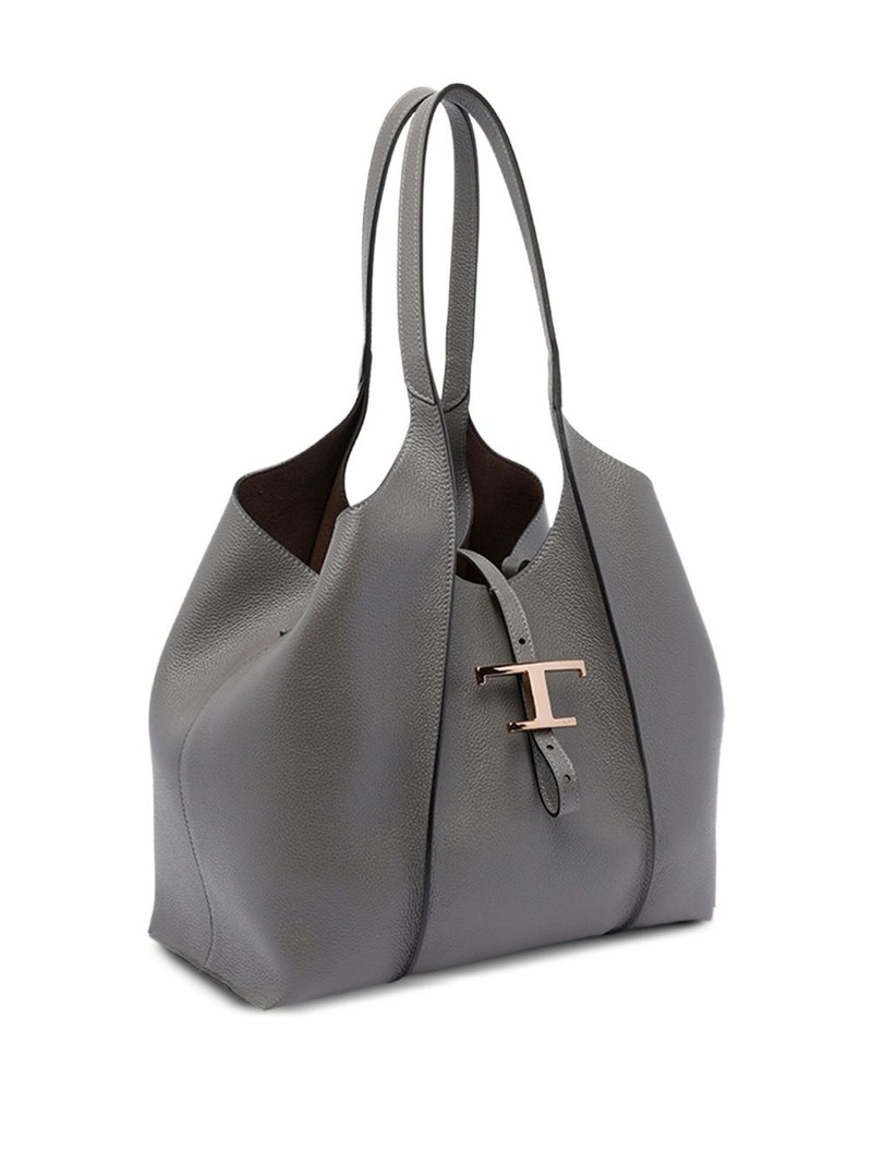 Tod's T-clasp leather tote bag outlook