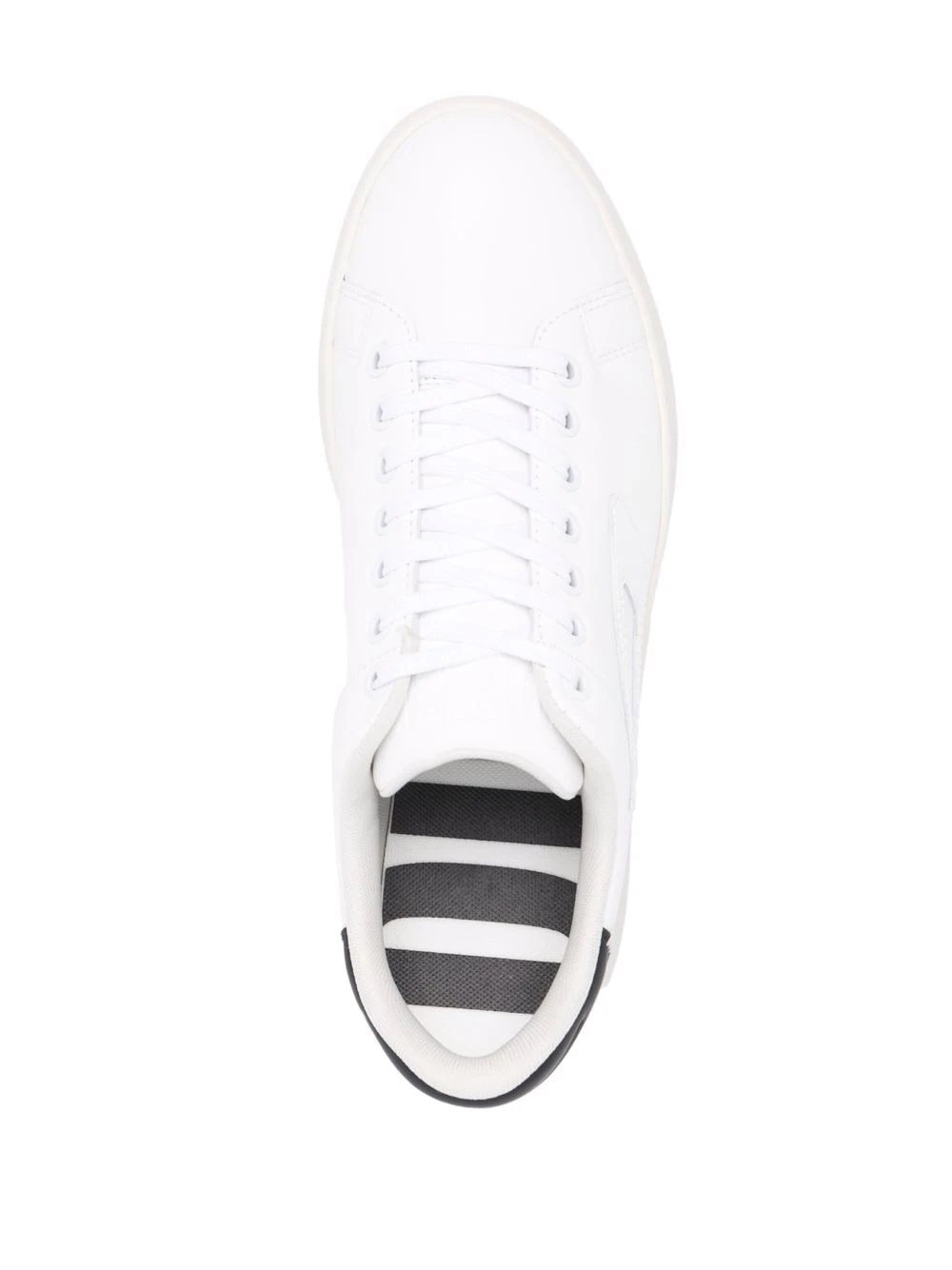 lace-up low-top sneakers - 4