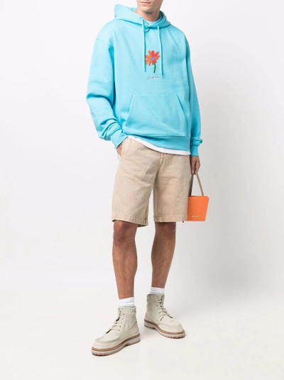 JACQUEMUS Le Pistoun organic cotton hoodie outlook