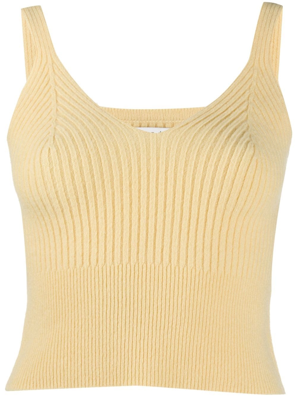 Twiny ribbed knit top - 1