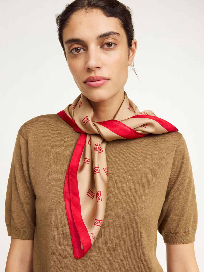 BY MALENE BIRGER Monnas silk scarf outlook