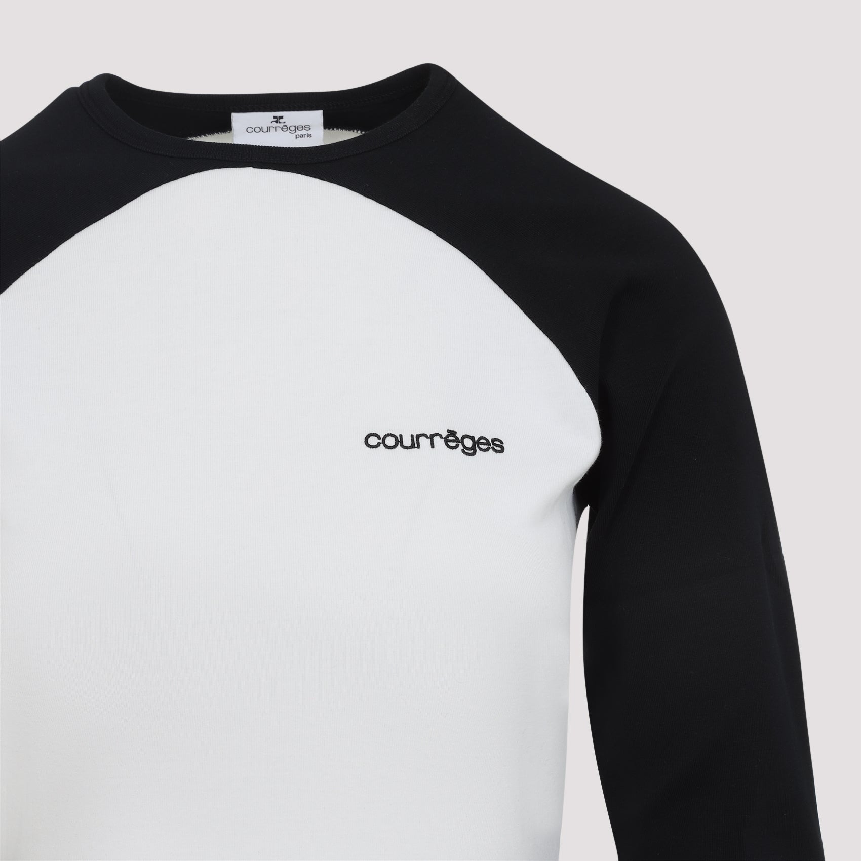 Courreges Circle Contrast Ls T-Shirt Women - 3