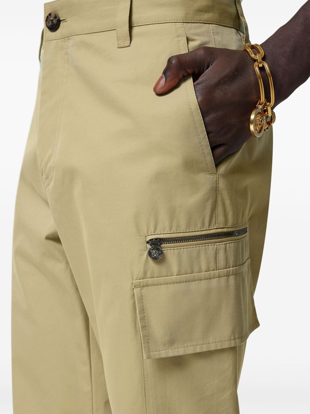 flap-pocket trousers - 5