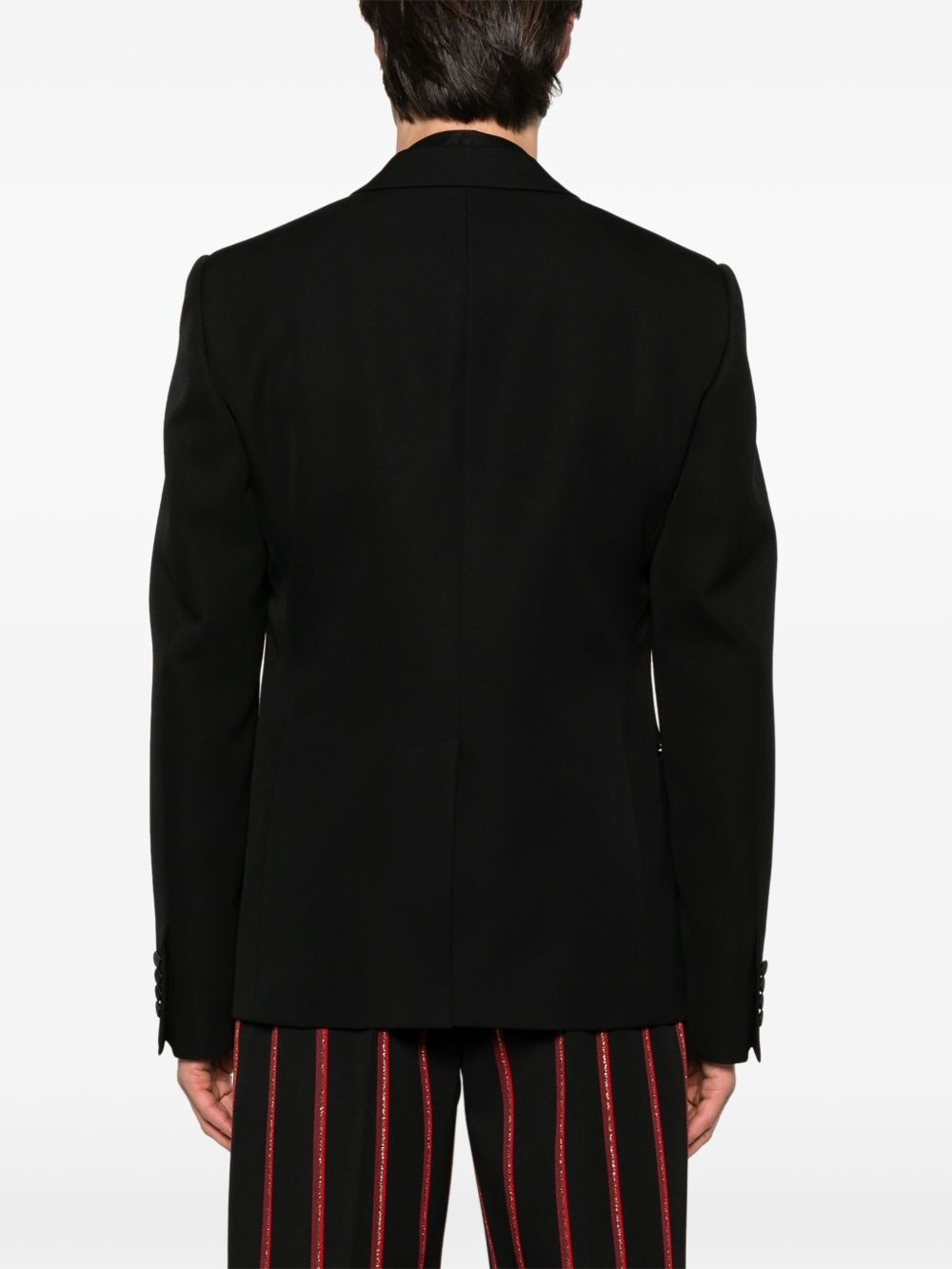 chain-embellished blazer - 4