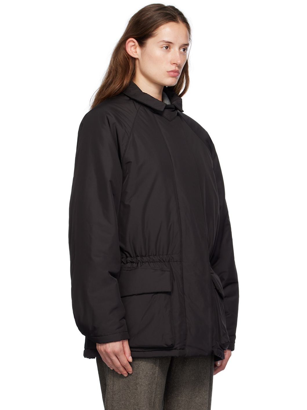 Black Padded Hunting Jacket - 2