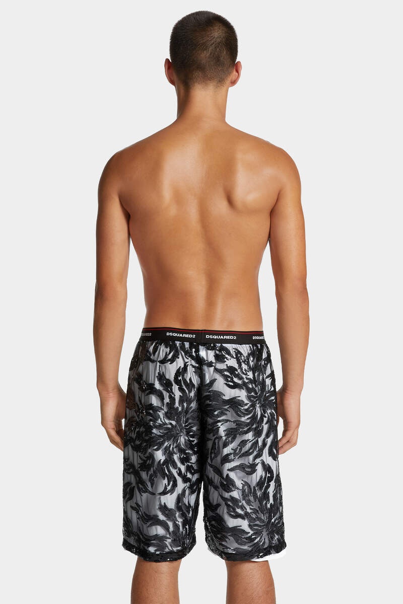 DSQUARED2 SEQUIN LOGO BOXER - 4