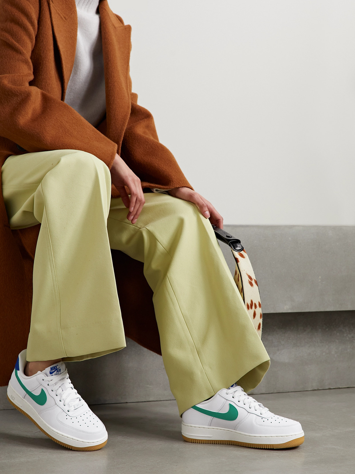 Air Force 1 '07 Color-block Leather Sneakers - 2