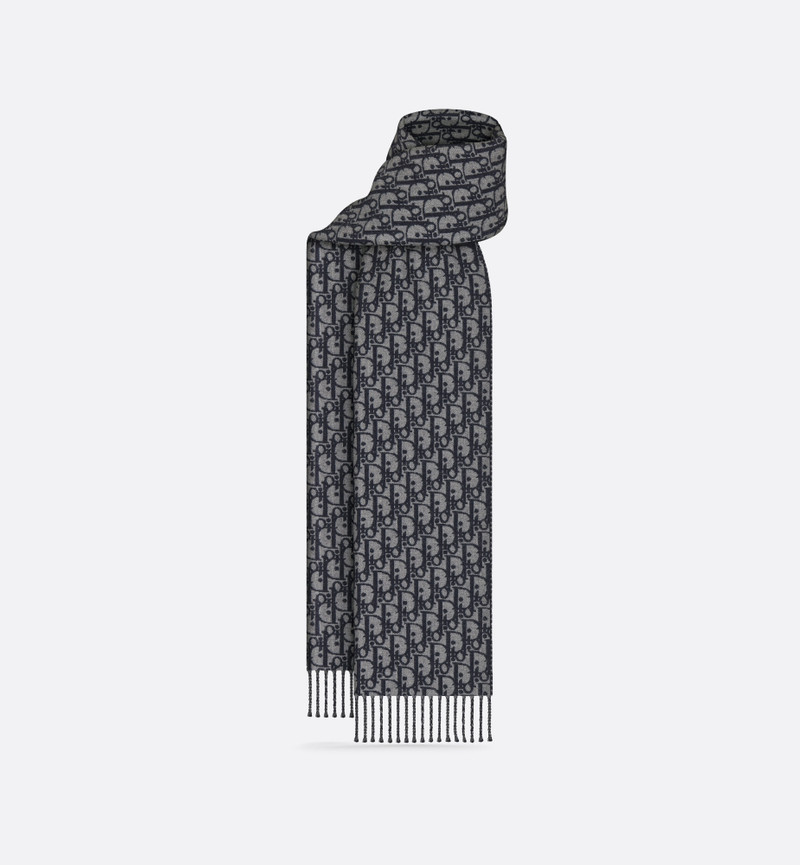 Dior Oblique Double-Sided Scarf 1