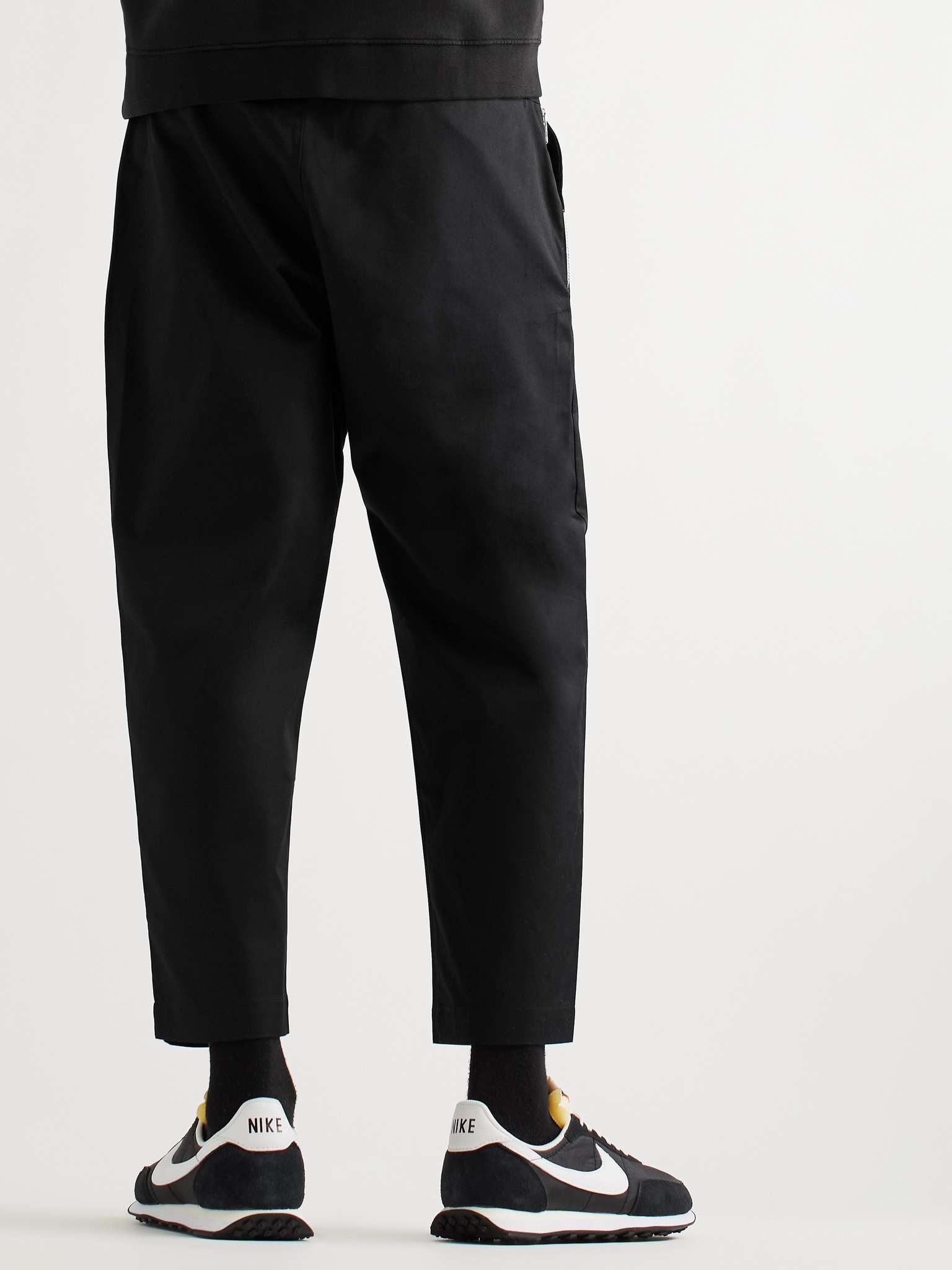 Sportswear Style Essentials Cropped Cotton-Blend Twill Trousers - 4