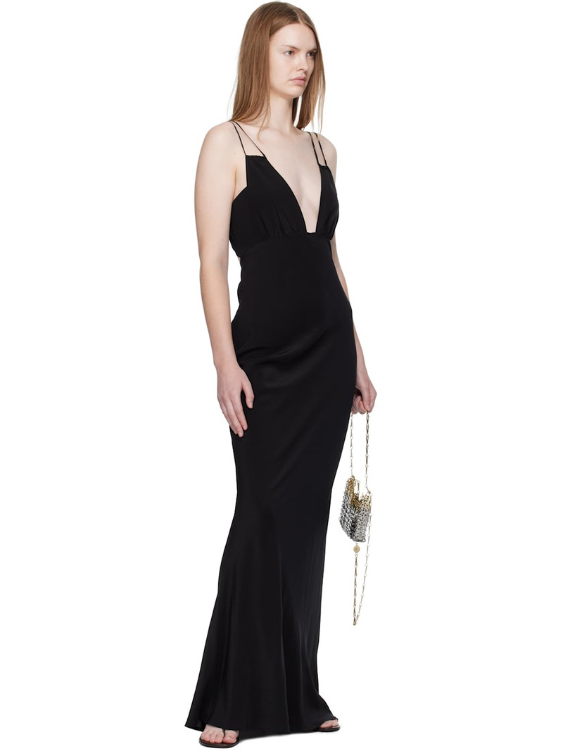 Paris Georgia Black Elemental Bernie Slip Dress outlook