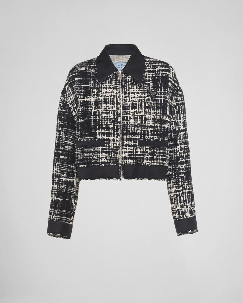 Printed fabric and Re-Nylon jacket 1