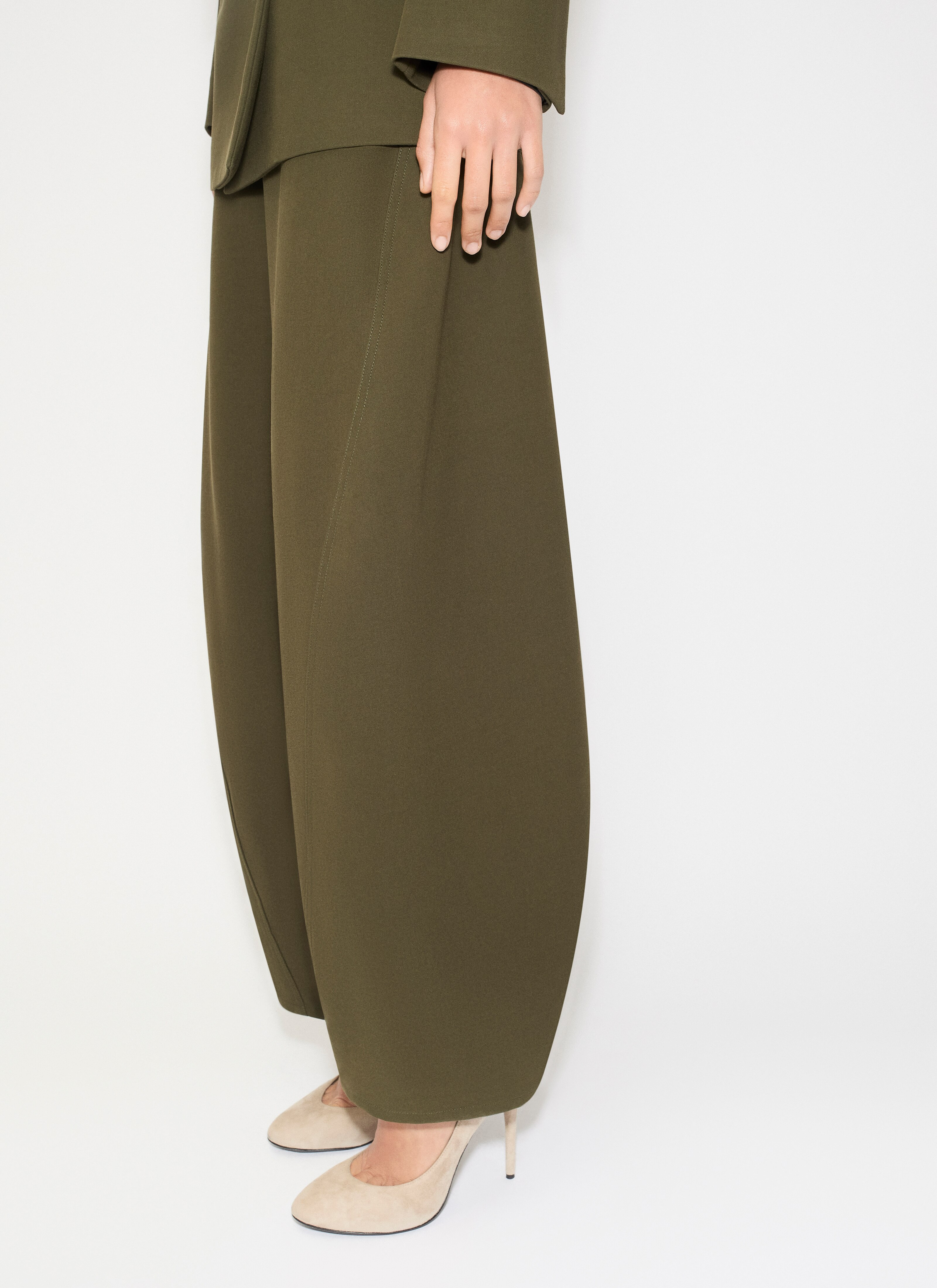 DOUBLE COTTON ROUND PANTS - 6