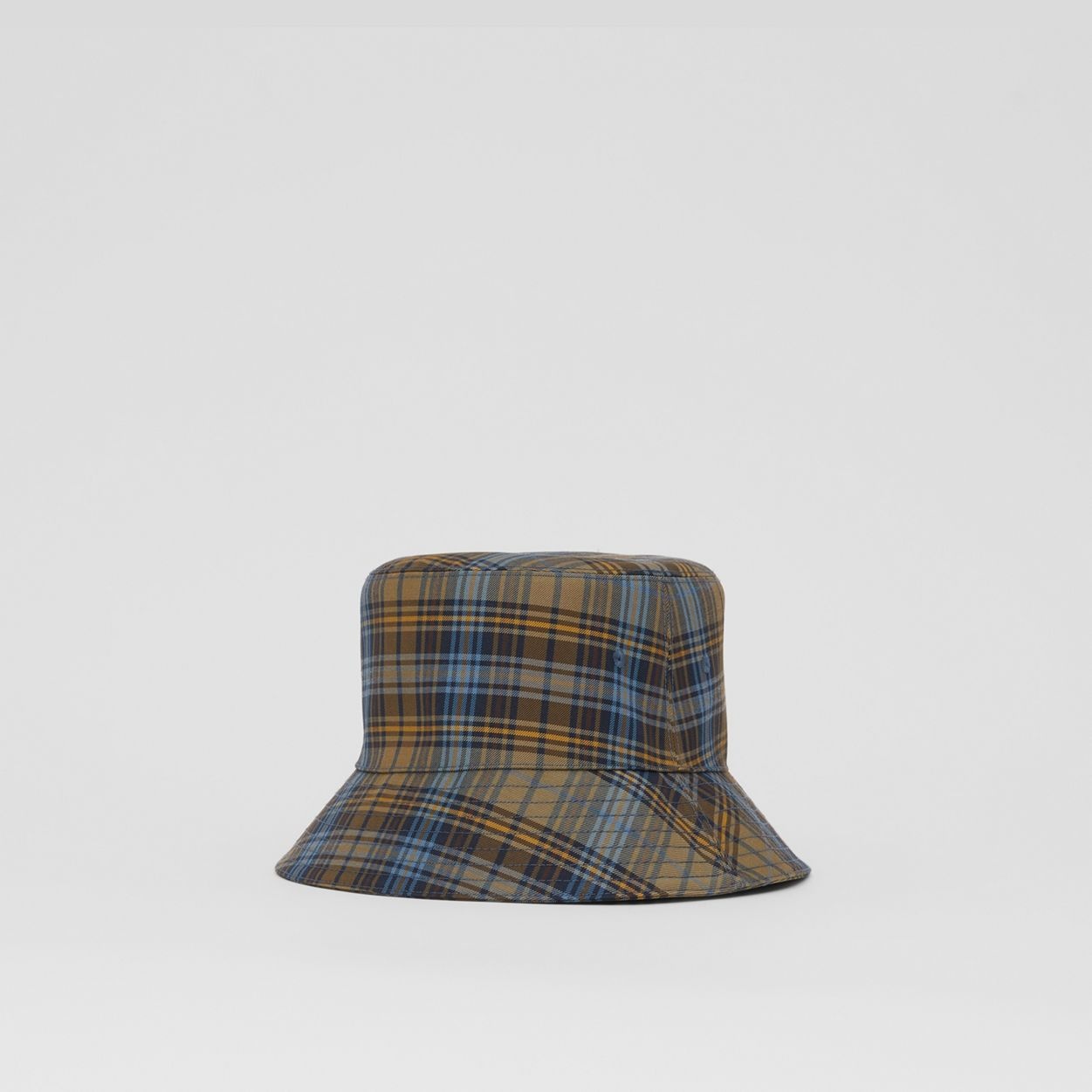 Tartan Technical Cotton Bucket Hat - 1